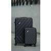 Značkový kufr STL945 ABS (Barva Černá, Velikost S)