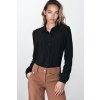 Dámské body košile B164 (Barva Černá, Velikost XS)