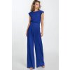 Overal z rayonu s palazzo nohavicemi  KM42 (Barva Modrá, Velikost S)