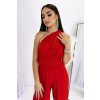 Czerwony kombinezon z szerokimi nogawkami Fantastic (Velikost ONE SIZE, Barva Červená)