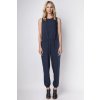 Lehký a elegantní overal bez rukávů KB101 (Velikost S, Barva Černá)