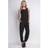 Lehký a elegantní overal bez rukávů KB101 (Velikost S, Barva Černá)