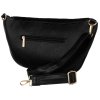 Velká dámská ledvinka, kabelka přes rameno (Barva Černá)