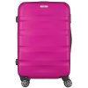 velký kufr z ABS+ plastu PTN 5806-W-S (Barva Růžová)