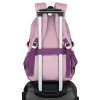 Měkký školní batoh s nastavitelnými popruhy (Barva bílá || fialová)