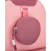 polyesterový školní batoh s nastavitelnými popruhy (Barva Růžová)