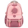 polyesterový školní batoh s nastavitelnými popruhy (Barva Růžová)