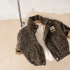 Jarní/podzimní dívčí kabátek s leopardím vzorem (Barva (varianta) Leopard print jacket, Velikost 18-24M)