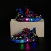 Outdoorové LED tenisky Spiderman pro děti (Barva (varianta) Šedá, Velikost 28)