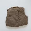 Dětská zimní vesta na knoflíky (Barva (varianta) Hnědá, Velikost 24M)