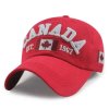 Baseballová kšiltovka s kanadskou vlajkou – stylový doplněk (Barva (varianta) Černá)