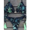 Dámské push-up bikiny – dvoudílné plavky s výstřihem (Barva (varianta) MK06, Velikost S)