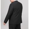 Plus size pánský oblek – elegantní střih a pohodlí (Barva (varianta) Černá, Velikost 3XL)