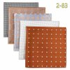 Sada 5 kapesníků – elegantní hedvábný design pro muže (Barva (varianta) HSET2-76)
