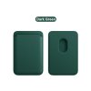 Kožené pouzdro na iPhone – MagSafe, držák na karty (Barva (varianta) leather green)