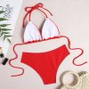 Push-up bikiny dvoudílné – sexy plavky na pláž (Barva Černá, Velikost S)