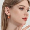 Elegantní náušnice ve tvaru květu – decentní a lehké (Barva (Varianta) Ear studs (Silver Needle))