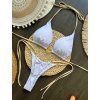 Dámské bikiny s trojúhelníkovým střihem – sexy plavky (Barva (varianta) RT019, Velikost L)
