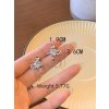 Elegantní náušnice s hvězdou a srdcem – francouzský styl (Barva (Varianta) Silver H2599)