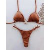 Dámské mikro bikiny s push-up efektem a trojúhelníkovým střihem (Barva (varianta) RT2502, Velikost S)