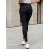 Dámské kalhoty skinny jeans  UY2746 (Velikost 34, Barva Černá)