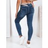 Džíny dámské push up  UY2795 (Velikost 28, Barva Nebeská)