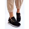 Semišové Sportovní Boty Na Platformy   Riverside (Velikost 37, Barva Černá)