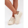 Dámské sneakersy na platformě Big Star SS274246 (Velikost 38, Barva Béžová)