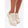 Dámské sneakersy na platformě Big Star SS274246 (Velikost 38, Barva Béžová)