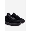 Pánské Sneakersy Na Platformě Zamszové Big Star OO174012 (Velikost 41, Barva Černá)