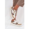 Dámské Tenisky Na Platformě Big Star SS274357 Leopardí - (Velikost 38, Barva Béžová)