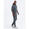 Men's BASIC tracksuit set kangaroo sweatshirt + joggers -  V2 Z85 (Velikost M, Barva Olivová)