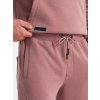Men's BASIC tracksuit set kangaroo sweatshirt + joggers -  V2 Z85 (Velikost M, Barva Olivová)