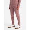 Men's BASIC tracksuit set kangaroo sweatshirt + joggers -  V2 Z85 (Velikost 2XL, Barva Olivová)