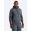 Men's BASIC tracksuit set kangaroo sweatshirt + joggers -  V2 Z85 (Velikost M, Barva Olivová)