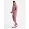 Men's BASIC tracksuit set kangaroo sweatshirt + joggers -  V2 Z85 (Velikost M, Barva Olivová)