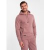 Men's BASIC tracksuit set kangaroo sweatshirt + joggers -  V2 Z85 (Velikost 2XL, Barva Olivová)