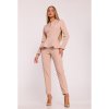 Overal s peplum střihem M878 (Velikost S, Barva Béžová)