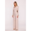 Dlouhý overal elegantní na večer M883 (Velikost S, Barva Béžová)