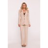 Vypasované sako S417 (Velikost S, Barva Béžová)