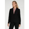 Klasické sako na jeden knoflík Z83 (Barva Černá, Velikost S)