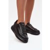 Dámské tenisky z pravé kůže GOE OO2N4004 (Velikost 38, Barva Černá)