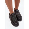 Dámské tenisky z pravé kůže GOE OO2N4004 (Velikost 38, Barva Černá)