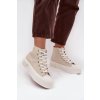 Dámské tenisky Na platformě LEE 50253002.35E ISLA WOMEN MID (Velikost 38, Barva Béžová)