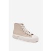 Dámské tenisky Na platformě LEE 50253002.35E ISLA WOMEN MID (Velikost 38, Barva Béžová)