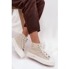 Dámské tenisky Na platformě LEE 50253002.35E ISLA WOMEN MID (Velikost 38, Barva Béžová)