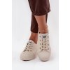 Dámské tenisky na platformě LEE ISLA C WOMEN LOW 50253001.35E (Velikost 38, Barva Béžová)