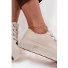 Dámské tenisky na platformě LEE ISLA C WOMEN LOW 50253001.35E (Velikost 38, Barva Béžová)