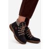 Zateplené kotníkové boty trapery dámské  Zenaya (Velikost 38, Barva Černá)