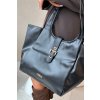 Shopper taška s přezkou NOBO BAG6010-020 (Velikost ONE SIZE, Barva Černá)